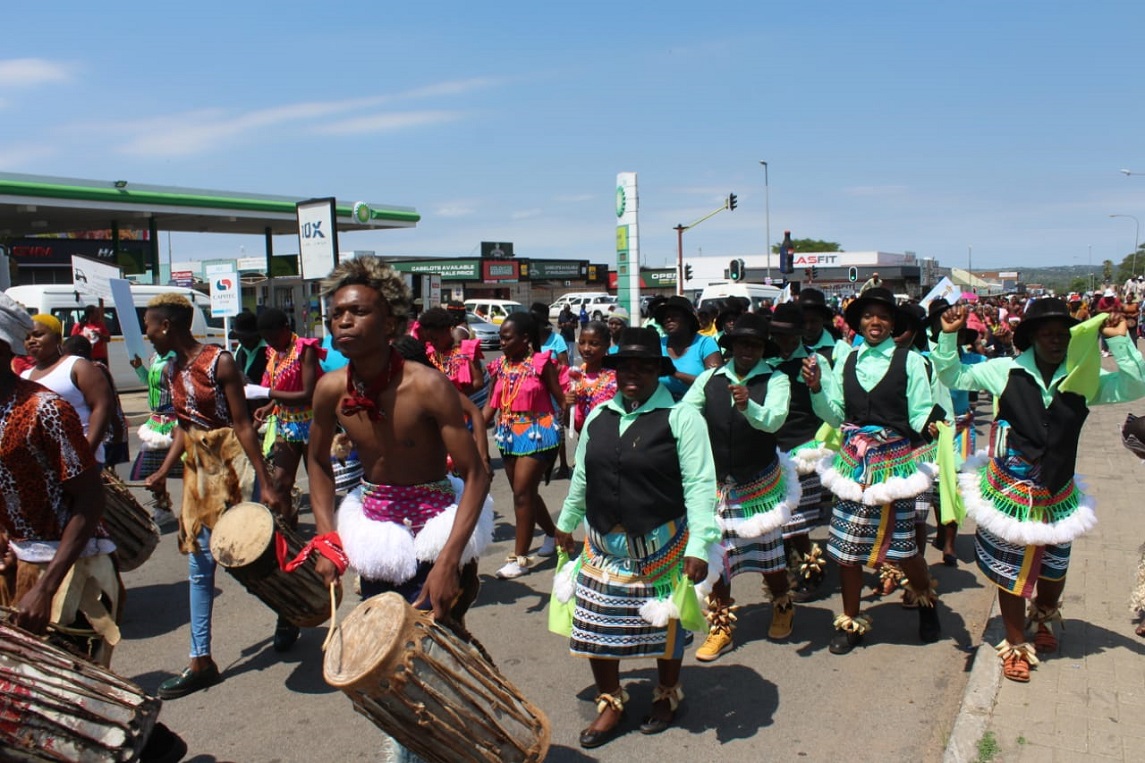 Mapungubwe Street Carnival and Idols Season 18 Winner Thapelo Molomo Homecoming Parade held from Sabc Park to Jack Botes Park in Polokwane